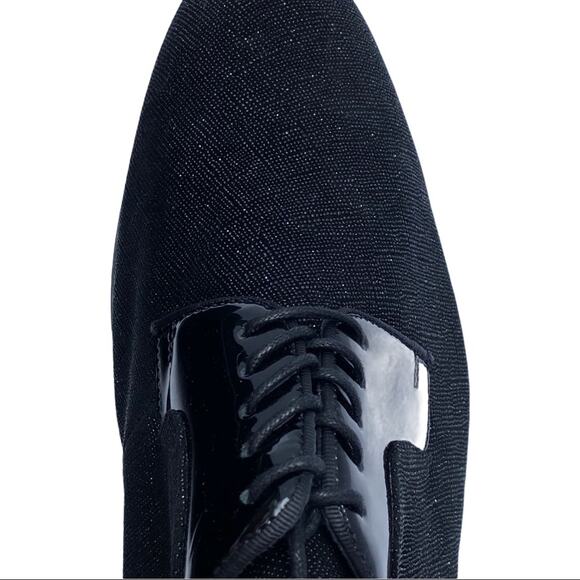 Aldo Mens 12 Dress Shoe Formal Patent tie shine sparkle Classic Aloalian 92 - Picture 2 of 15